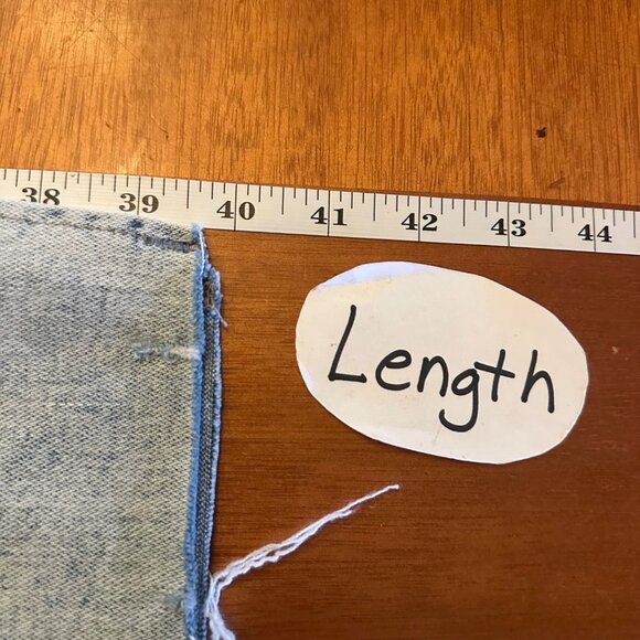 Old Navy High-Rise O.G. Straight Ankle Distressed Light Wash Jeans Size 16 - Picture 5 of 9